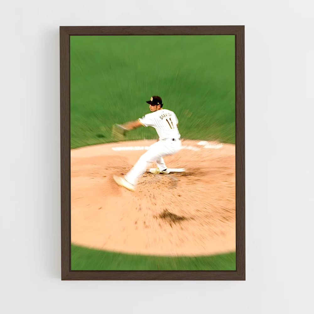 Poster Yu's Fastball – affiche Baseball (vue 5)